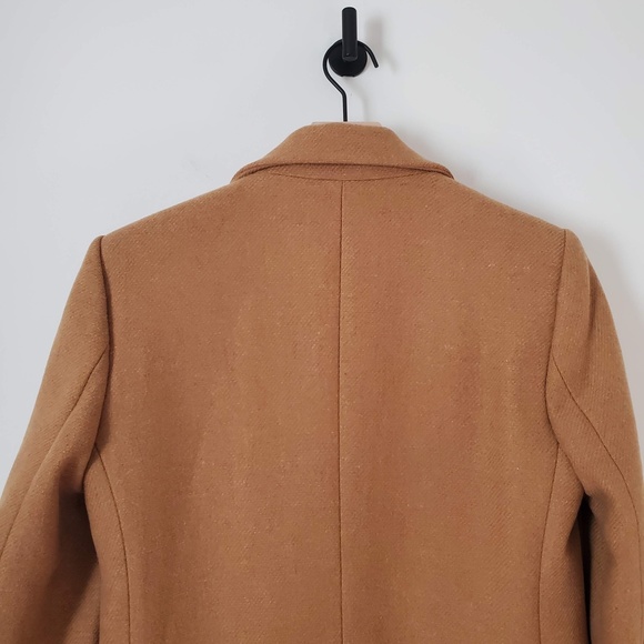 Zara Single Button Camel Blazer Coat / M - Picture 6 of 7